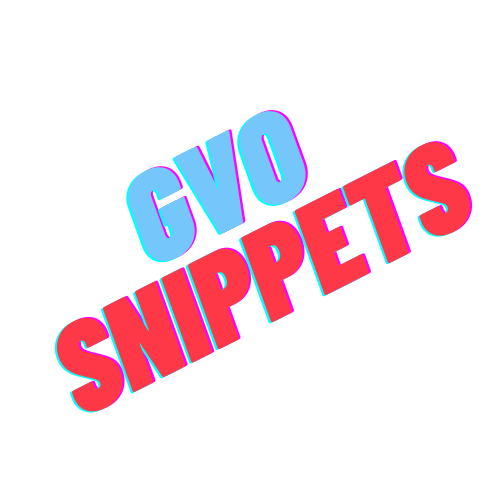 GVO Snippets